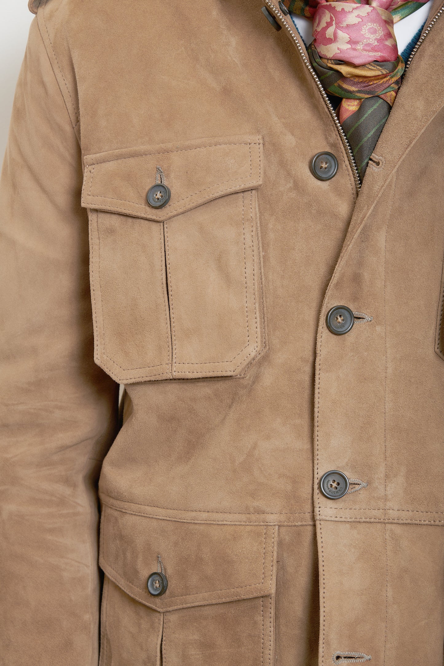 SUEDE SAHARAN JACKET CAMEL