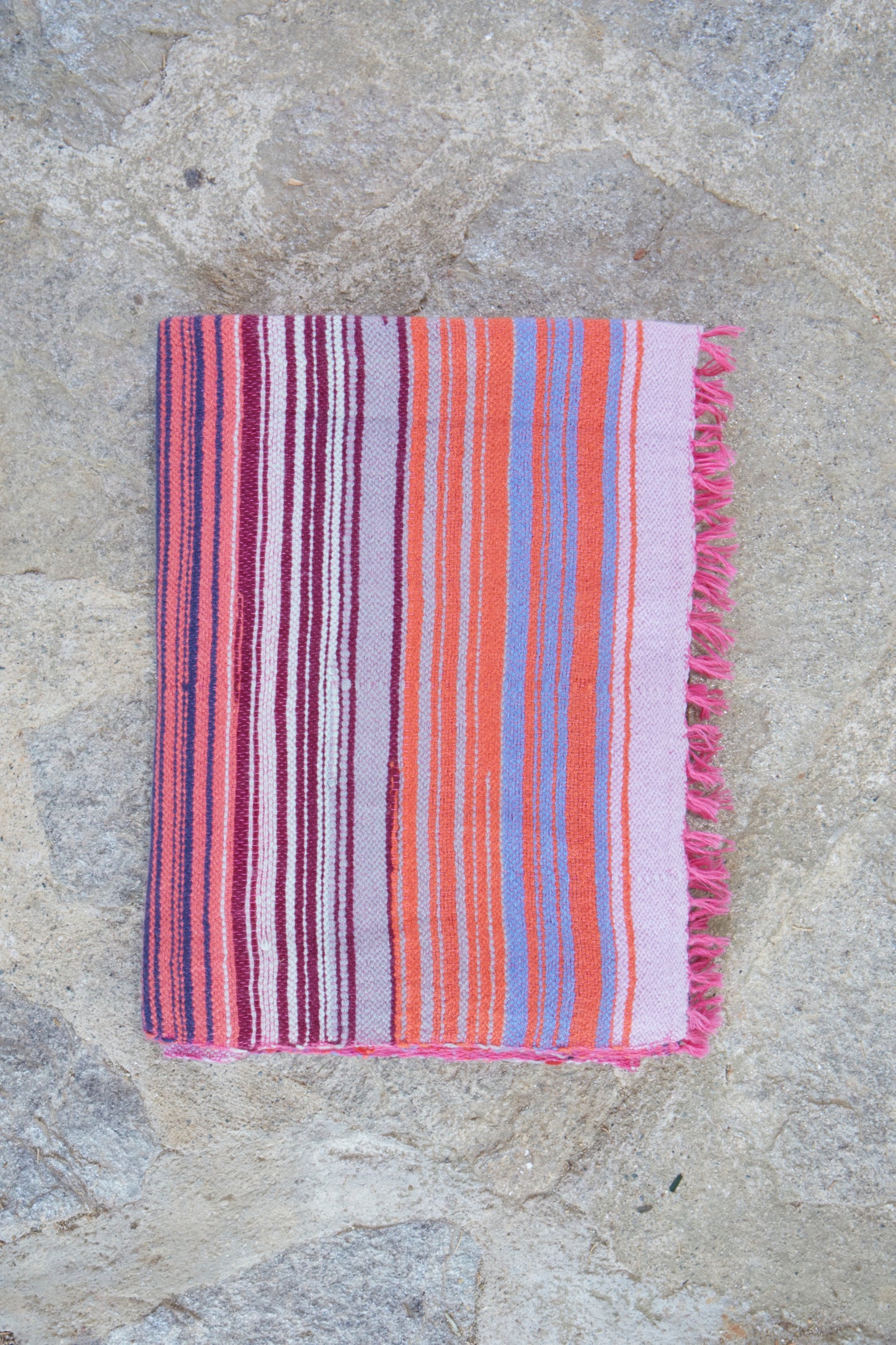 STRIPED CASHMERE SCARF multicolored