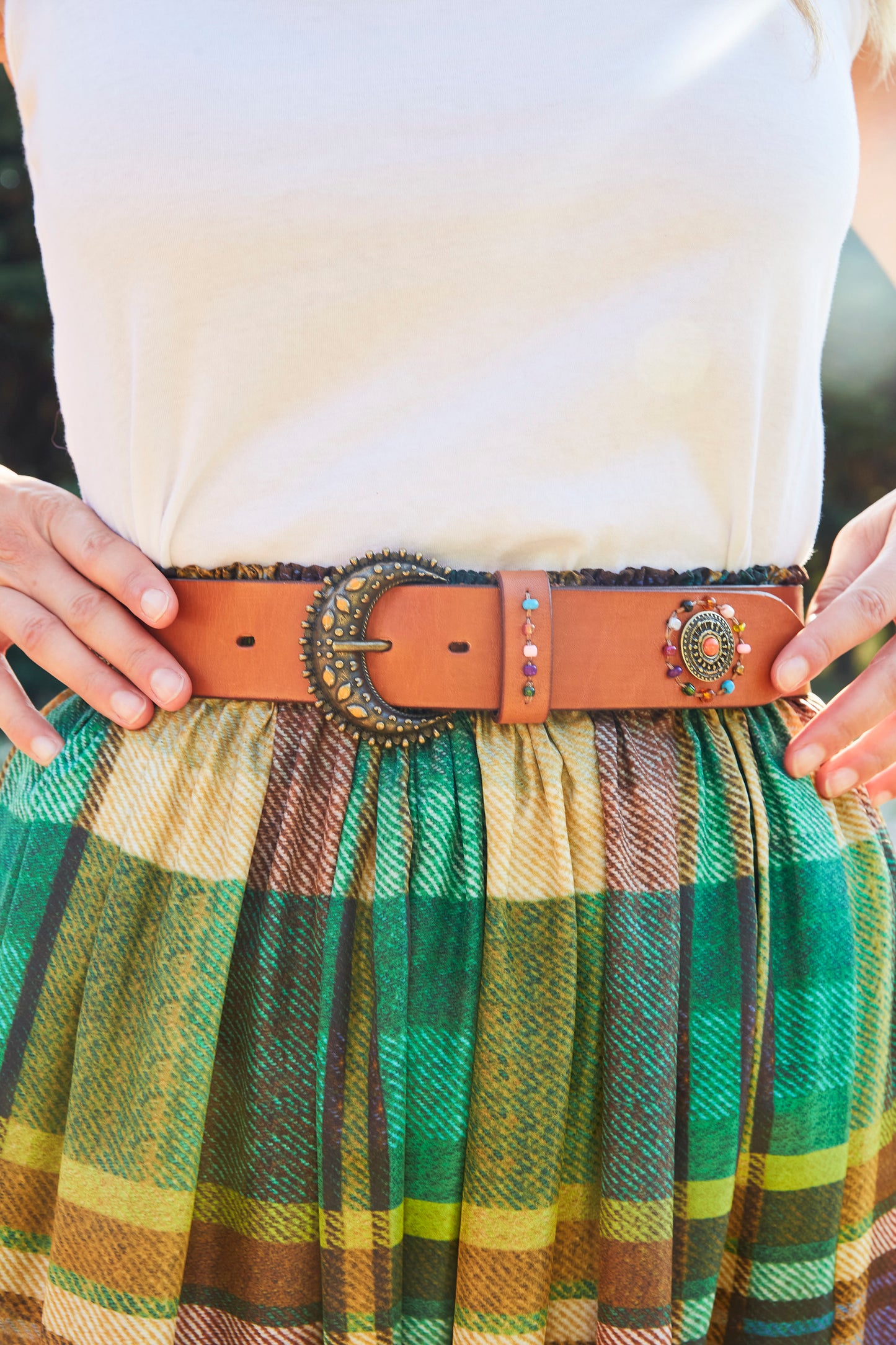 COGNAC BELT