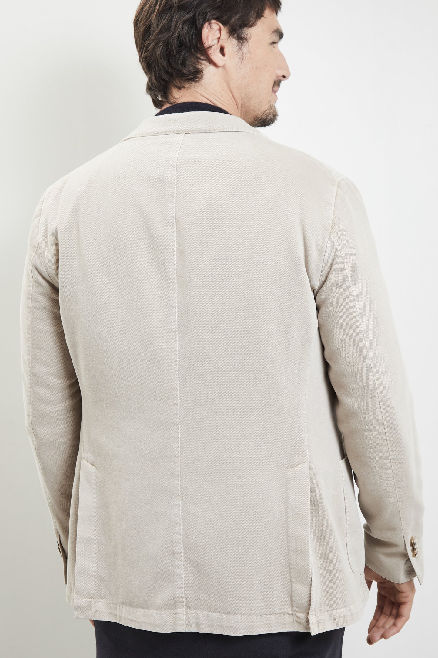 VESTE EN COTON CACHEMIRE BEIGE