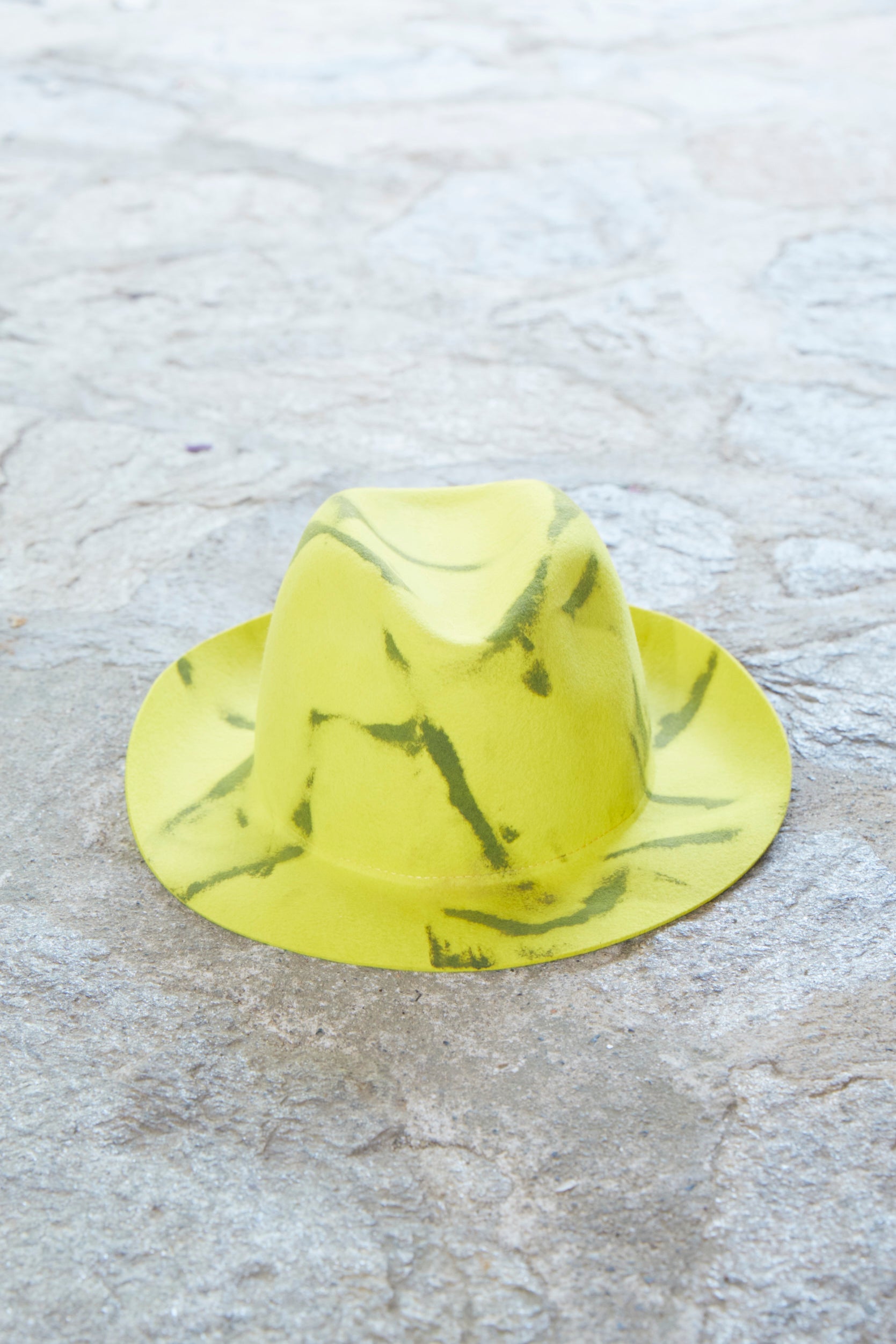 CHAPEAU TIE AND DYE CITRON