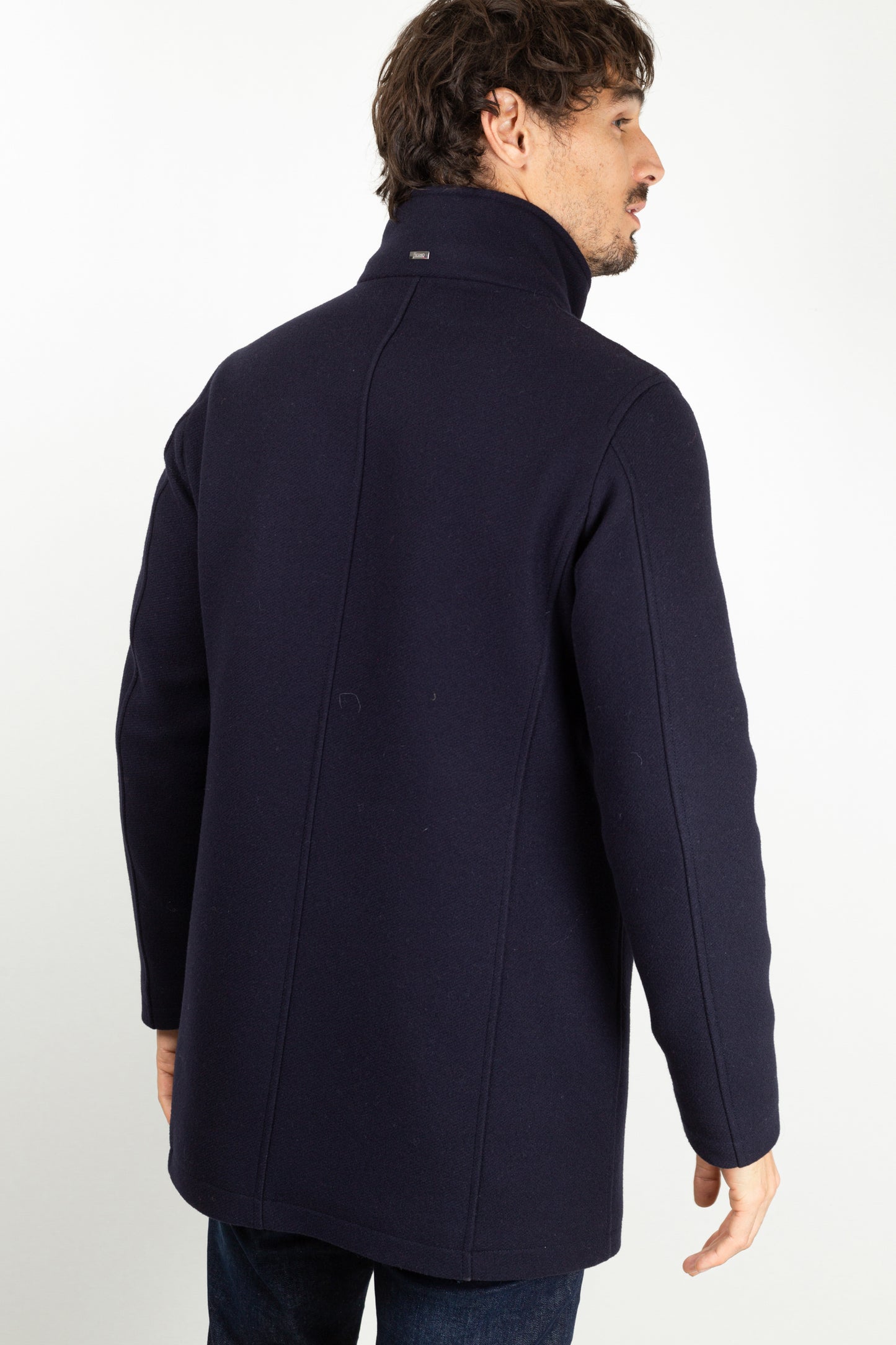 WOOL COAT NAVY