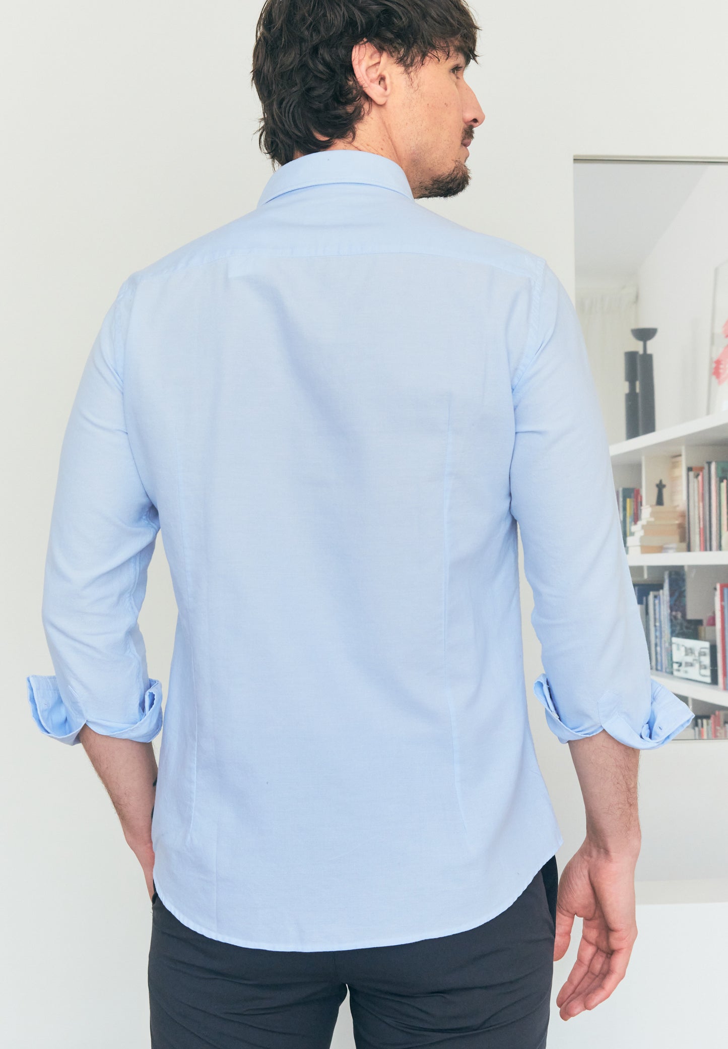 CHEMISE BUTTON DOWN BLEUE