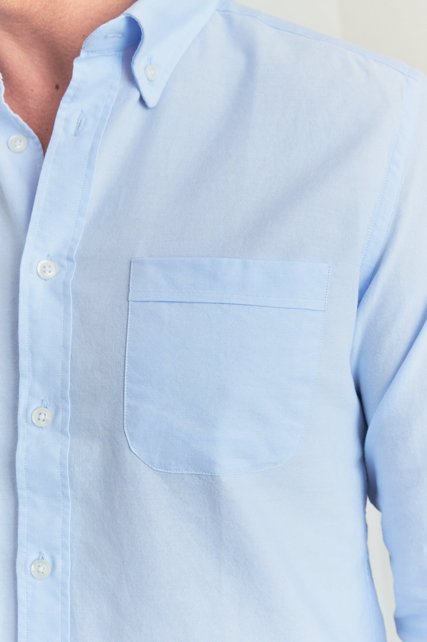 CHEMISE BUTTON DOWN BLEUE