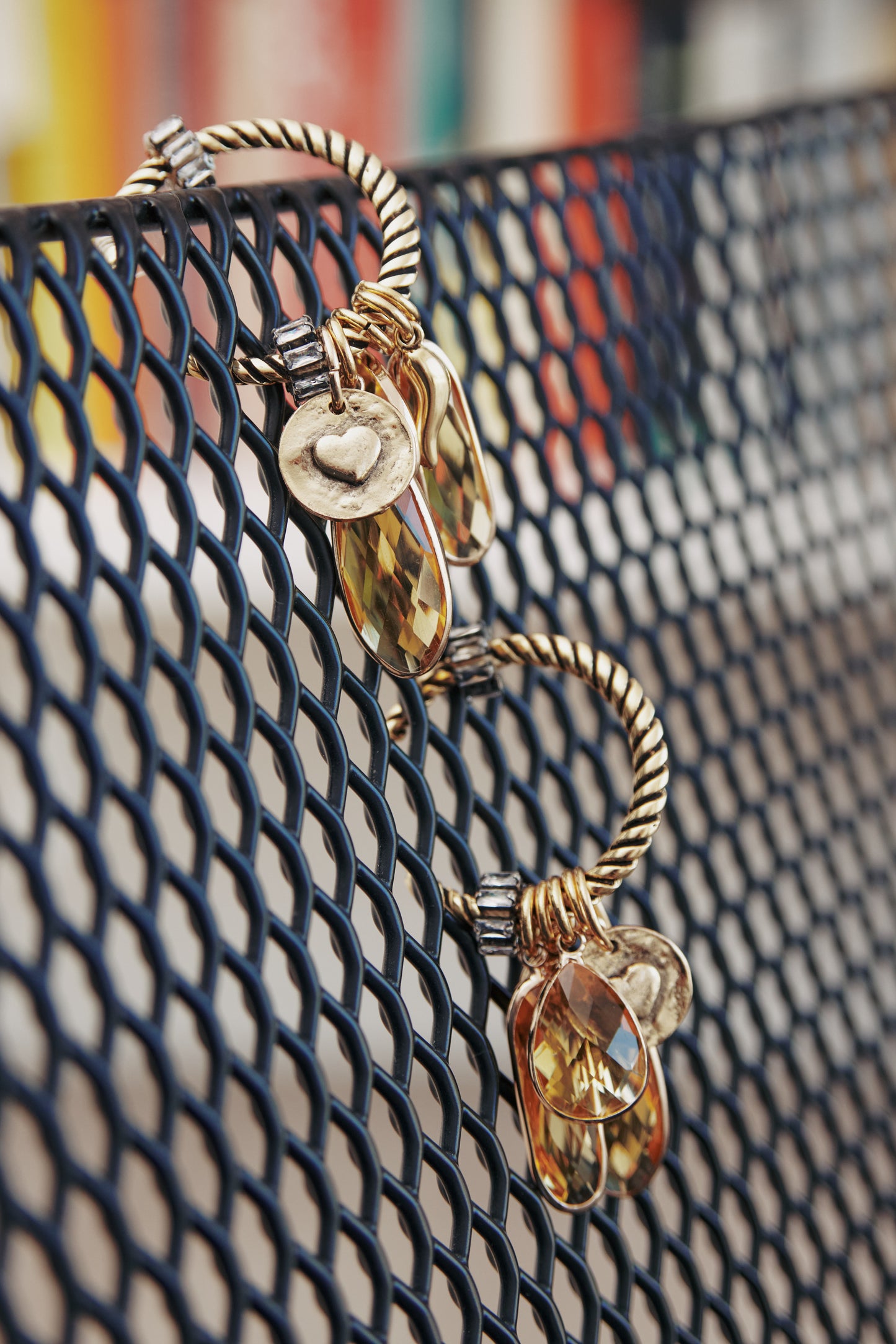 BOUCLES D'OREILLE jaune