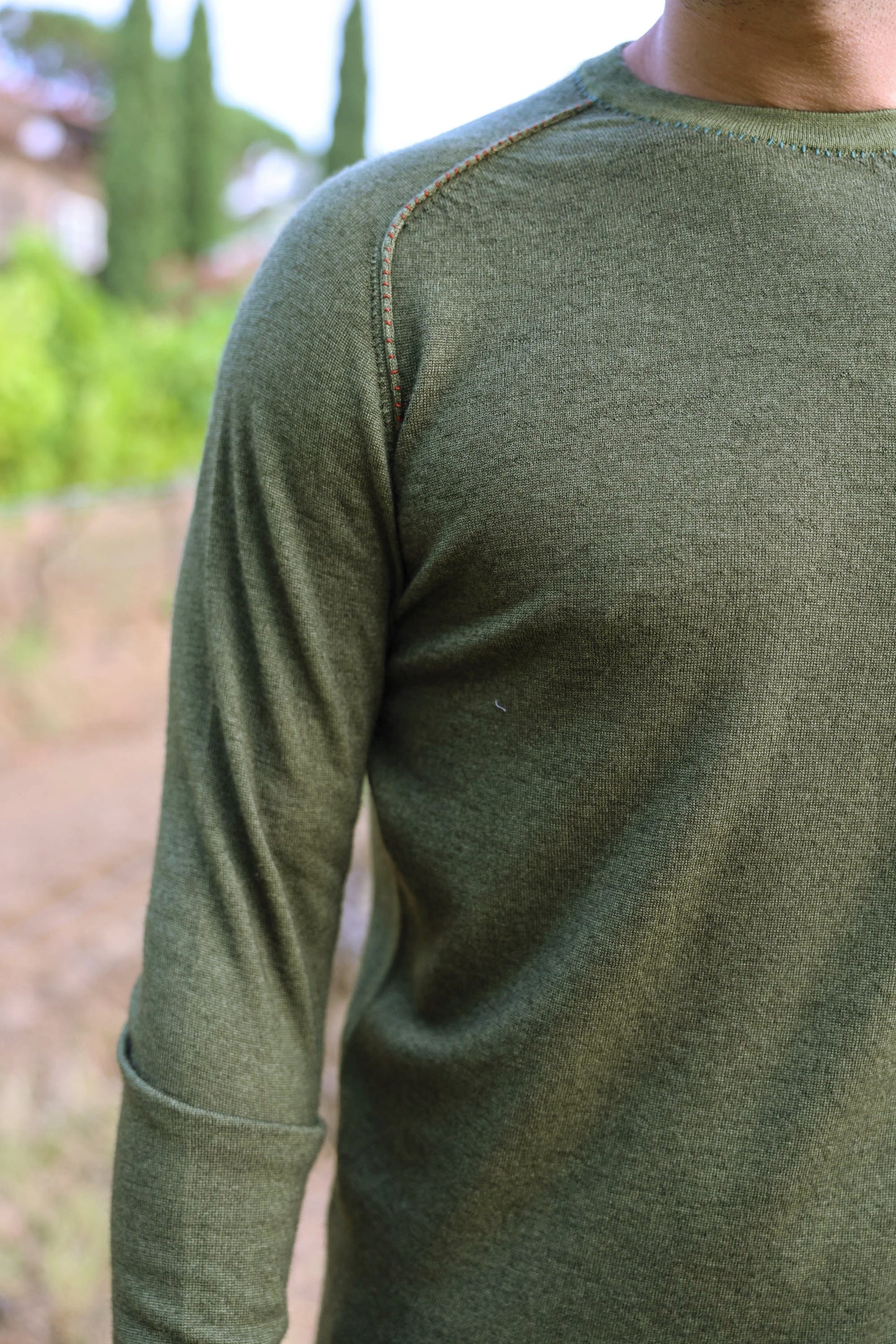 EMBROIDERED SHIRT GREEN