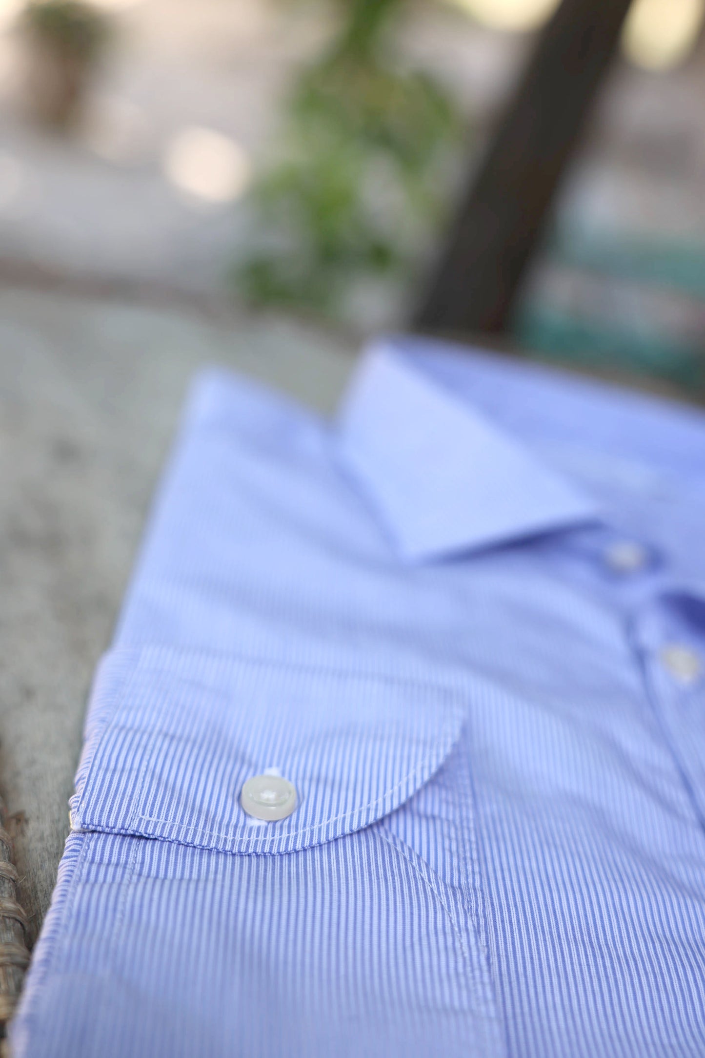 FITTED SHIRT BLUE STRIPES