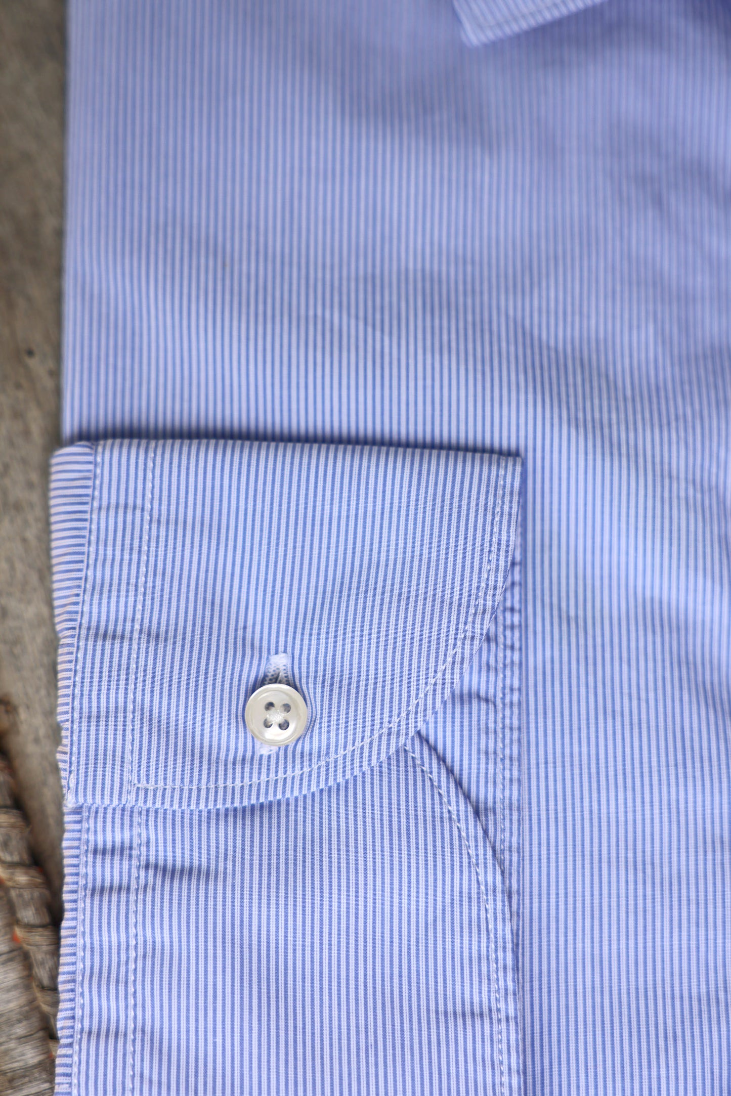 FITTED SHIRT BLUE STRIPES