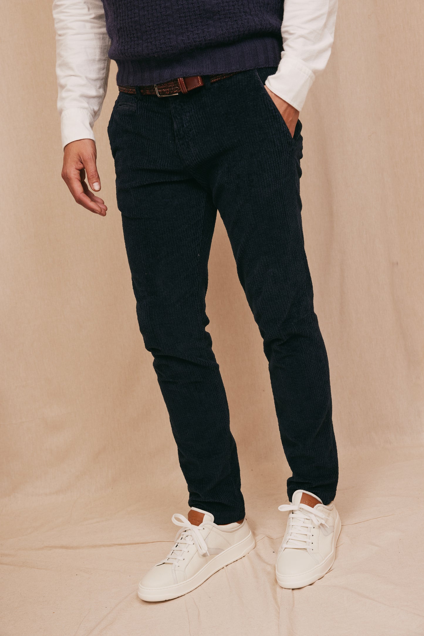 PANTS CORDEROY NAVY