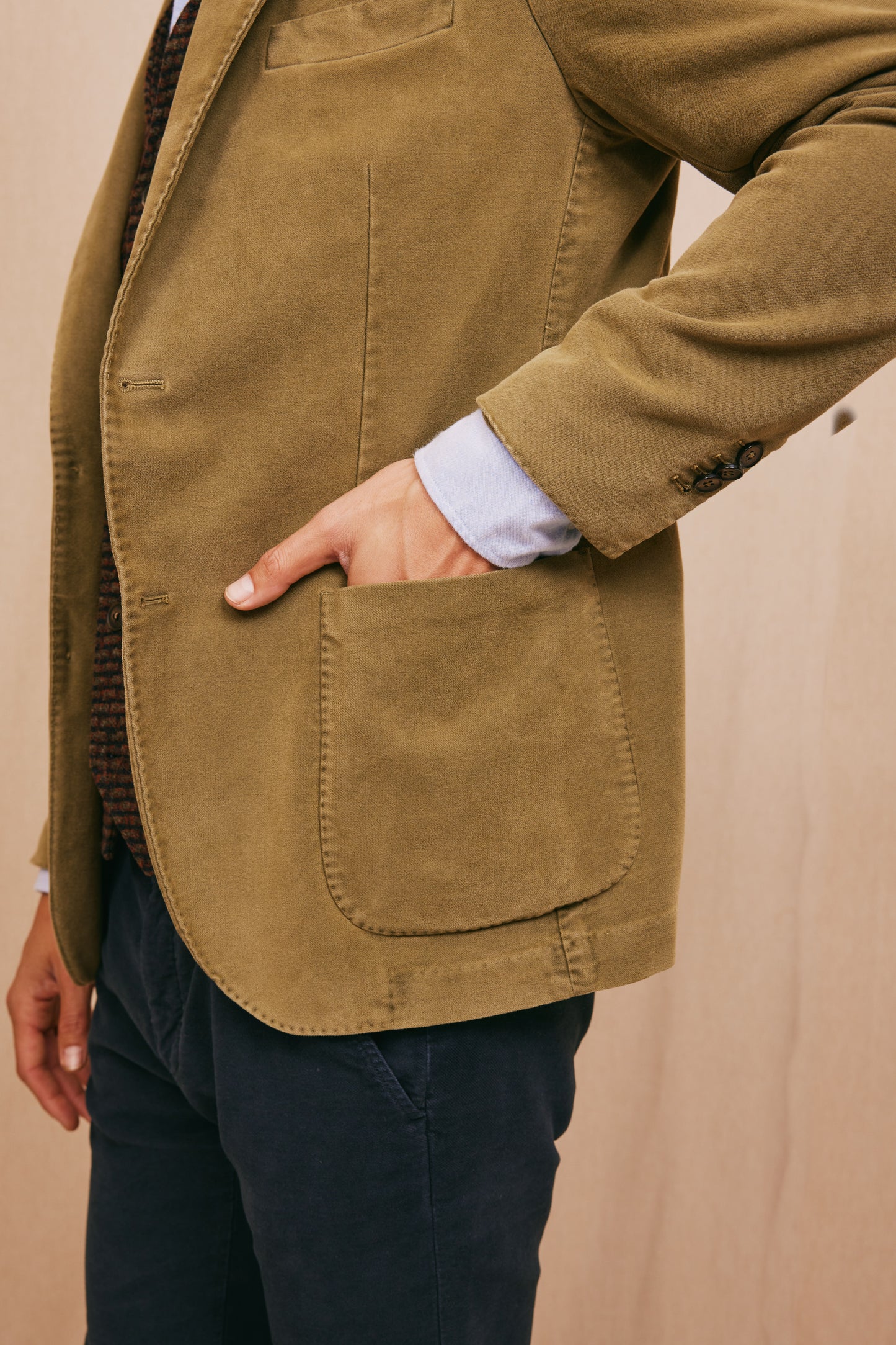 MOLESKIN JACKET OLIVE