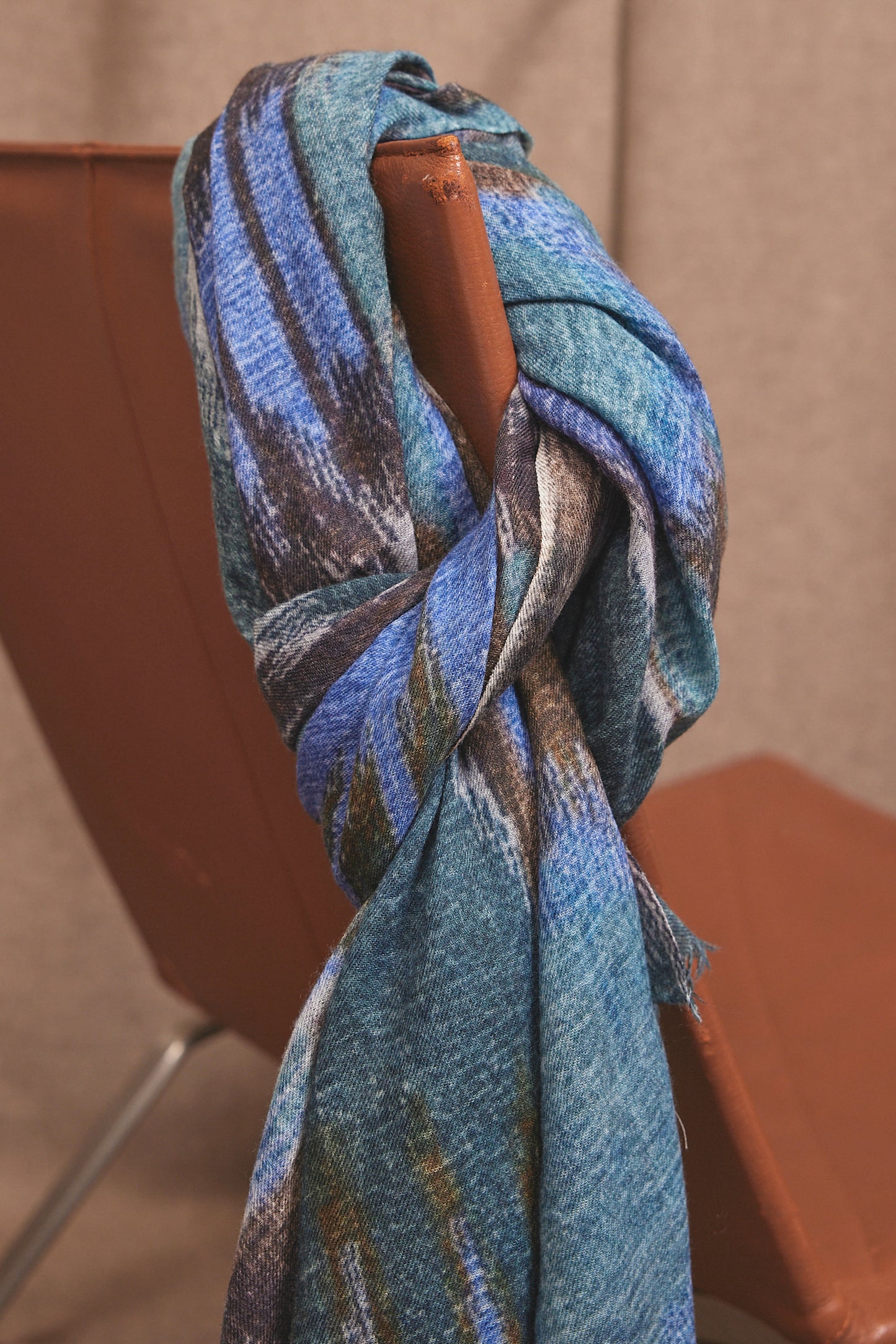 SCARF BLUE