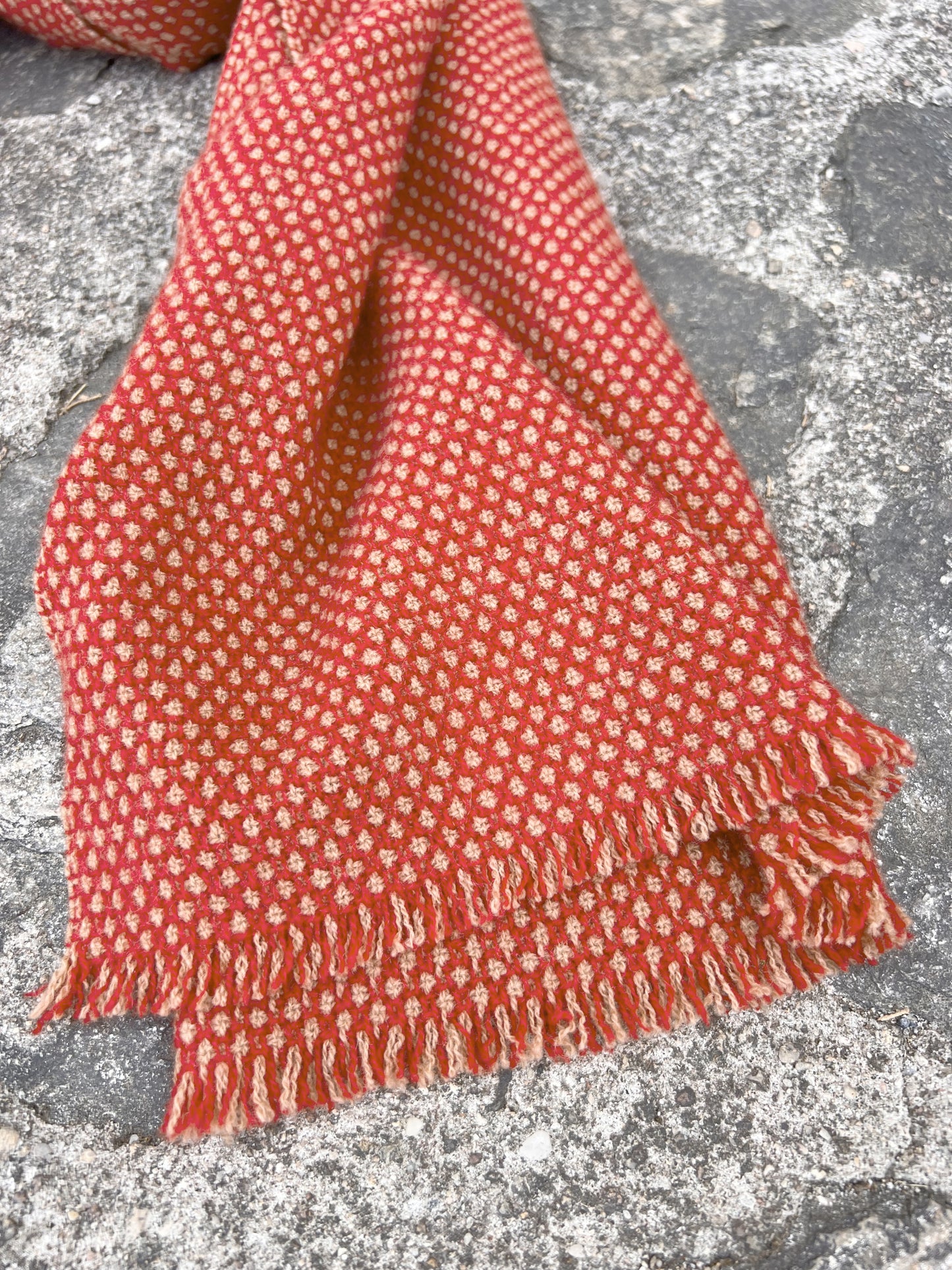 CASHMERE SCARF RED