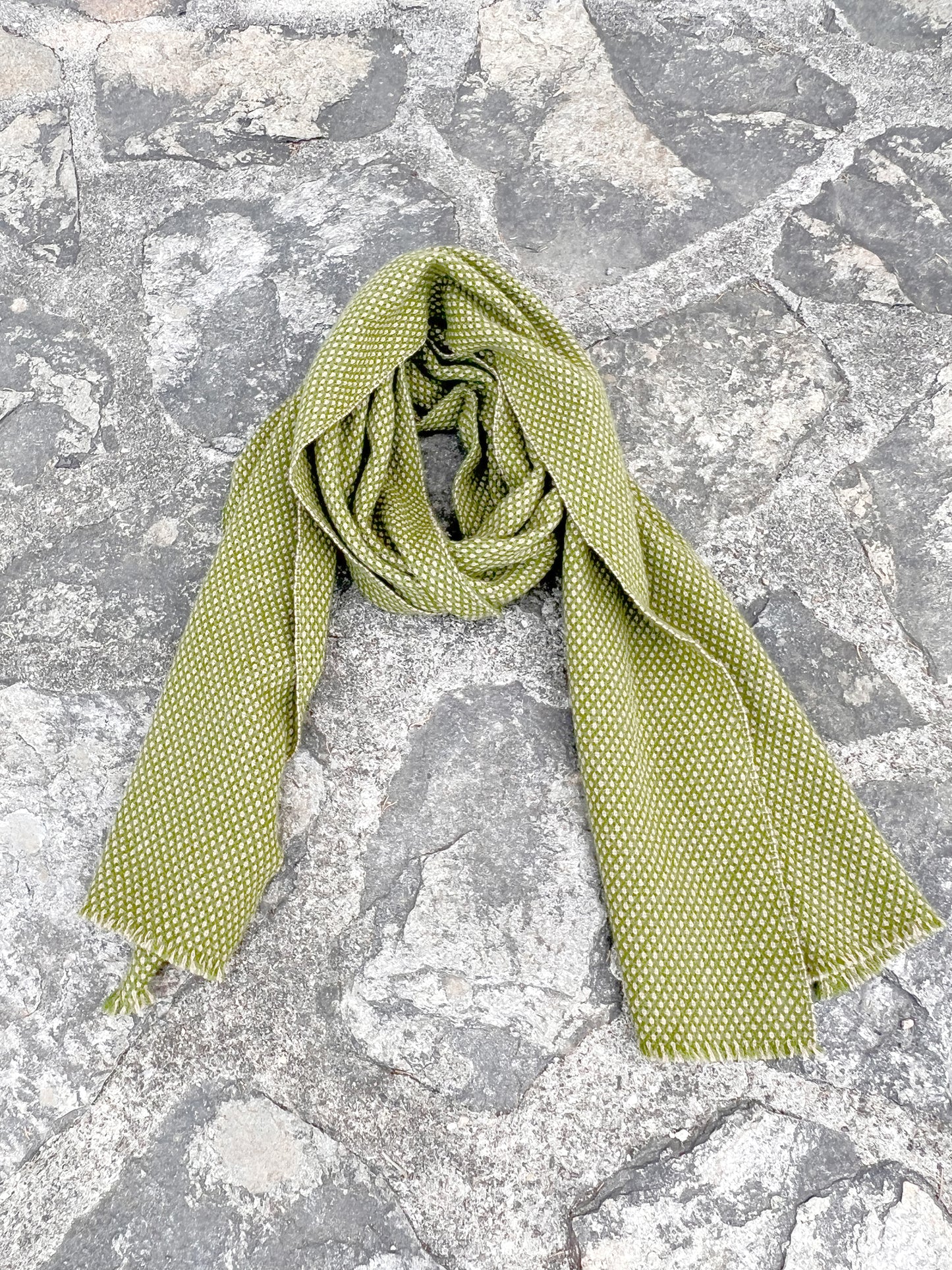 CASHMERE SCARF GREEN