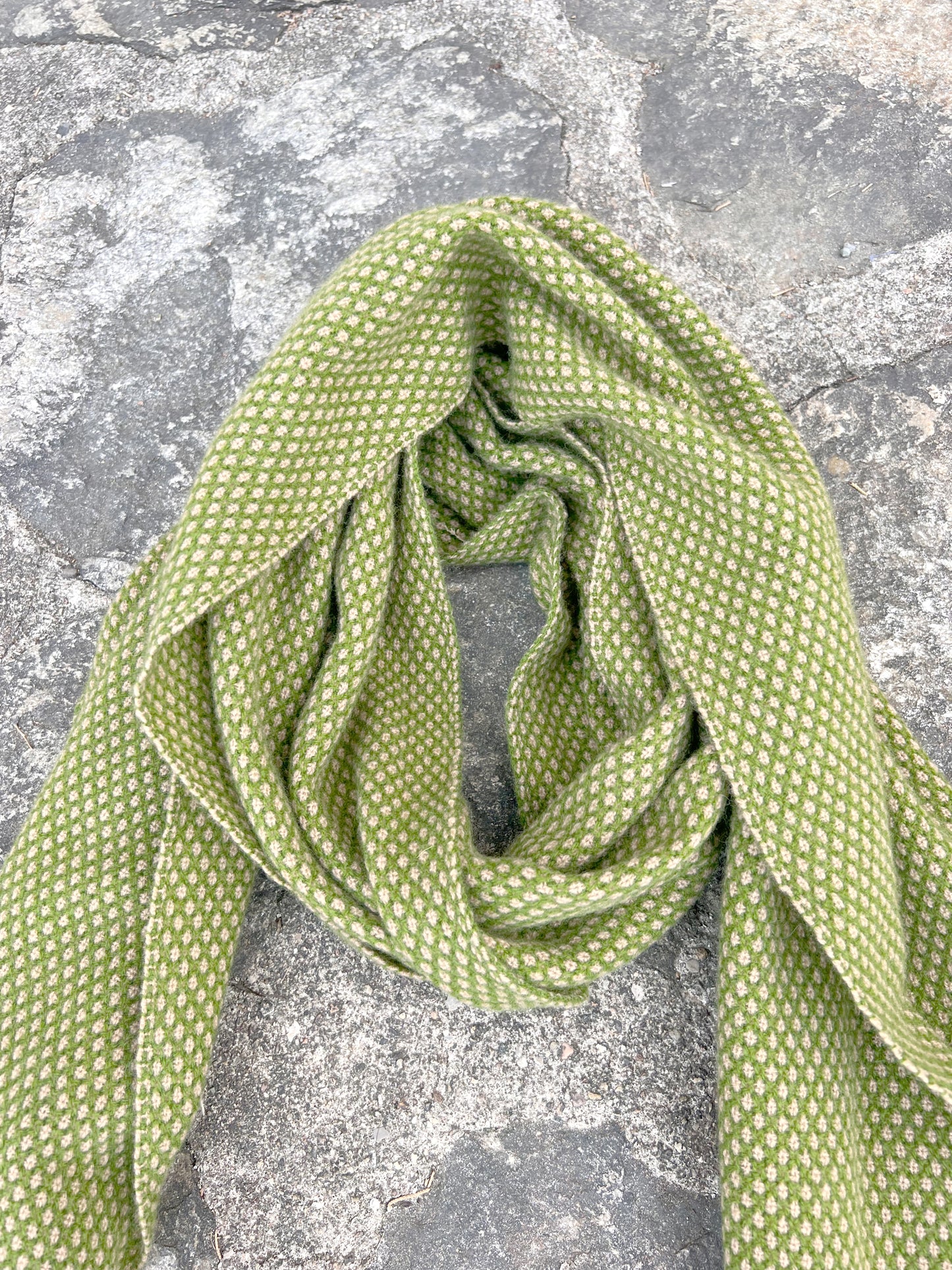 CASHMERE SCARF GREEN